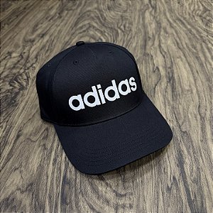 Boné Adidas Letreiro Preto