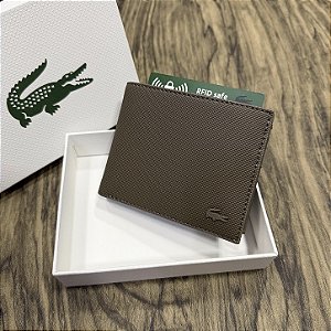 Carteira Lacoste Marrom NH1112