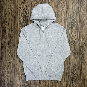 Jaqueta Nike Club Sportswear Cinza