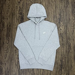 Moletom Nike Club Sportswear Cinza 2026