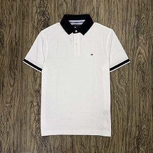 Polo Tommy Hilfiger 78A6535 Branca