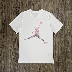 Camiseta Nike Air Jordan "Painting" Branca