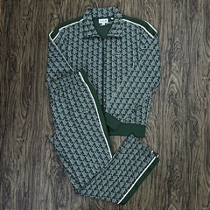 Conjunto Lacoste Monograma Verde