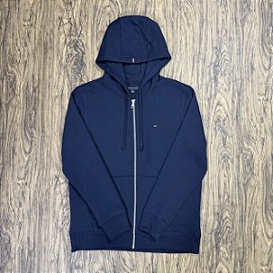 Jaqueta Tommy Hilfiger Mini Logo Azul Marinho