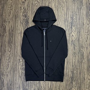 Jaqueta Tommy Hilfiger Mini Logo Preta