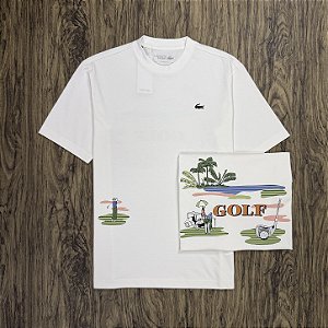Camiseta Lacoste Sport Golfe TH0126 Branca