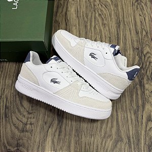Tênis Lacoste L001 SET Branco com Azul