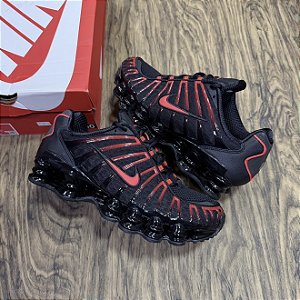 Tênis Nike Shox TL Black Light Crimson