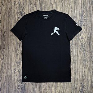 Camiseta Lacoste x Djokovic 2025 Preto