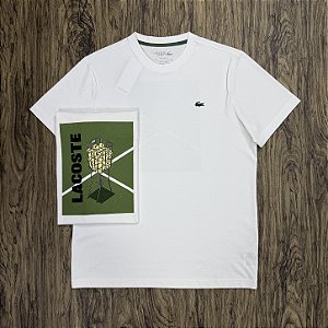 Camiseta Lacoste Sport Tênis TH4762 Branca