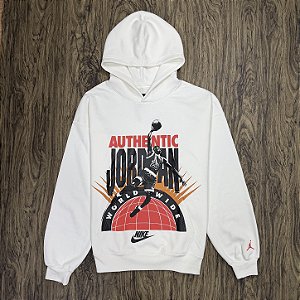 Moletom Nike Air Jordan Worldwide Branco