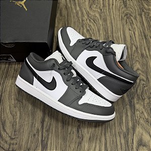 Tênis Nike Air Jordan 1 Low Iron Grey
