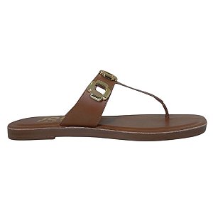 Zara rasteira coffee