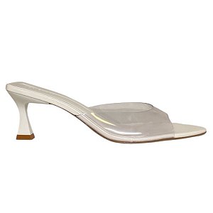 Estileto tamanco silicone off white