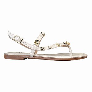 Luiza rasteira off white