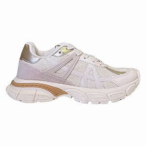 Tênis Dump Joli gold off white