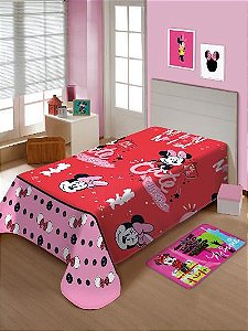 Manta soft pol. Disney juv em pvc minnie mouse
