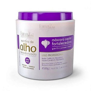 Máscara Capilar Fortalecedora Extrato de Alho 450g - Forever Liss