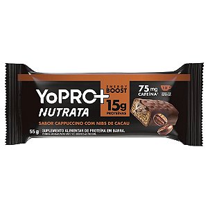 Nutrata Barra Yopro Cappuccino C/ Nibs De Cacau 55g