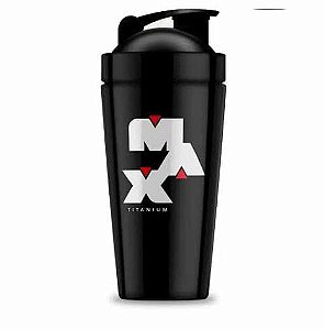 Coqueteleira 1 Dose 750ml de Metal Eu Sou Max - Max Titanium
