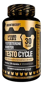 Testo Cycle Zinco, Magnésio, Vitaminas B6, B12, D Under Labz 120 cap