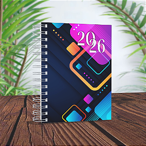 Agenda Capa Dura c/agendamento/controle financeiro mensal