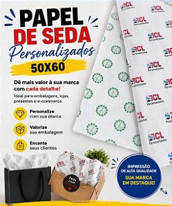 Papel Seda Personalizado em Folhas 50x60cm