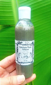 Gel de Limpeza Facial Esfoliante Antiacne com Argila Verde Cristais De Quartzo Natural Vegano 110 g