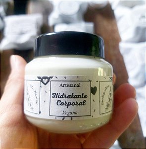 Manteiga Hidratante Corporal Cremosa Natural Vegana 150 Ml