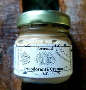 Desodorante Natural Sem Alumínio Clareador Cremoso Vegano 40 Ml