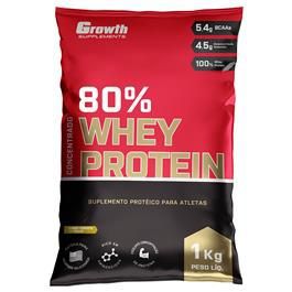 (TOP) WHEY PROTEIN CONCENTRADO (1KG) - GROWTH SUPPLEMENTS BAUNILHA