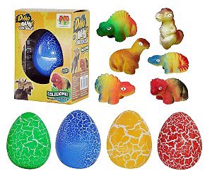 Dino Ovo Surpresa COLOR Cresce na Água 6 cm Infantil Sortido