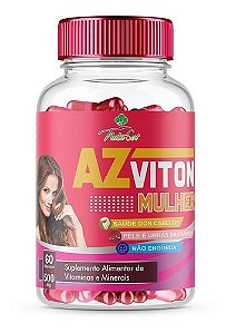 Az Viton Mulher 60 Caps Vitamina para Cabelo, Pele e Unhas