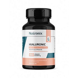 Ácido Hialuronico antienvelhecimento cápsulas 500mg - 60