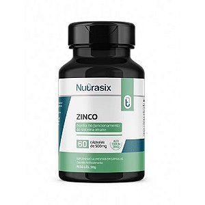 Zinco cápsulas 500mg com 60