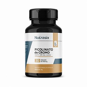 Picolinato de Cromo cápsulas 500mg - 60