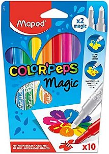 Caneta Hidrográfica 10 cores Color'Peps Brush MAPED 848010 - Papelaria  Literarte