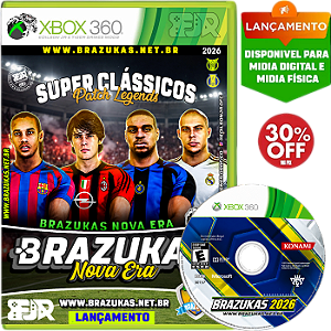BRAZUKAS LEGENDS SUPER CLÁSSICO RETRÔ EXCLUSIVO | XBOX 360