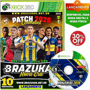 BRAZUKAS CONMEBOL 2026 PREMIUM MULTI NARRADORES | XBOX 360