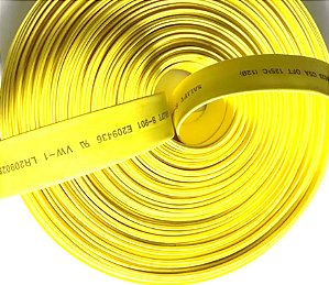 ESPAGUETE TERMORETRATIL 12MM - AMARELO, AZUL, BRANCO, INCOLOR, PRETO, VERDE, VERMELHO