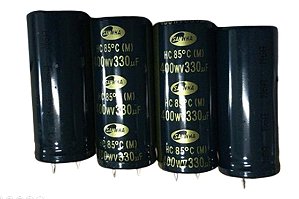 CAPACITOR ELETROLITÍCO 85° 330UF X 400V