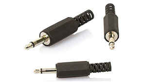 CONECTOR PLUG P2 MONO PLÁSTICO