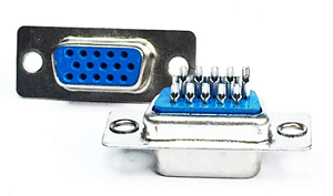 CONECTOR BD15 VGA FEMEA SOLDA FIO