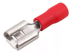 TERMINAL PRÉ-ISOLADO TIPO FEMEA 0,5-1,5MM² 21MM TPF10121