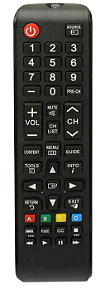 CONTROLE REMOTO PARA TELEVISAO SAMSUNG LCD LED AA59-00605A COM TECLA MENU