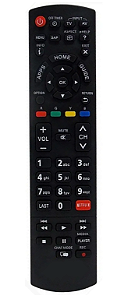 CONTROLE REMOTO PARA TELEVISÃO PANASONIC LED TNQ2B4903 VIERA COM TECLA NETFLIX