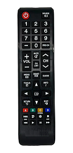 CONTROLE REMOTO PARA TELEVISÃO SAMSUNG SMART BN98-06046A COM TECLA SMART HUB
