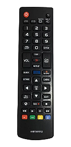 CONTROLE REMOTO PARA TELEVISÃO LG SMART 3D AKB73975702 TECLA FUTEBOL