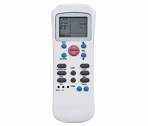 CONTROLE REMOTO PARA AR CONDICIONADO CARRIER SPLIT SPRINGER ADMIRAL