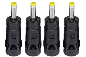 ADAPTADOR PLUG P4 1,7* 4,0MM X JACK J4 2,1* 5,5MM ("G")